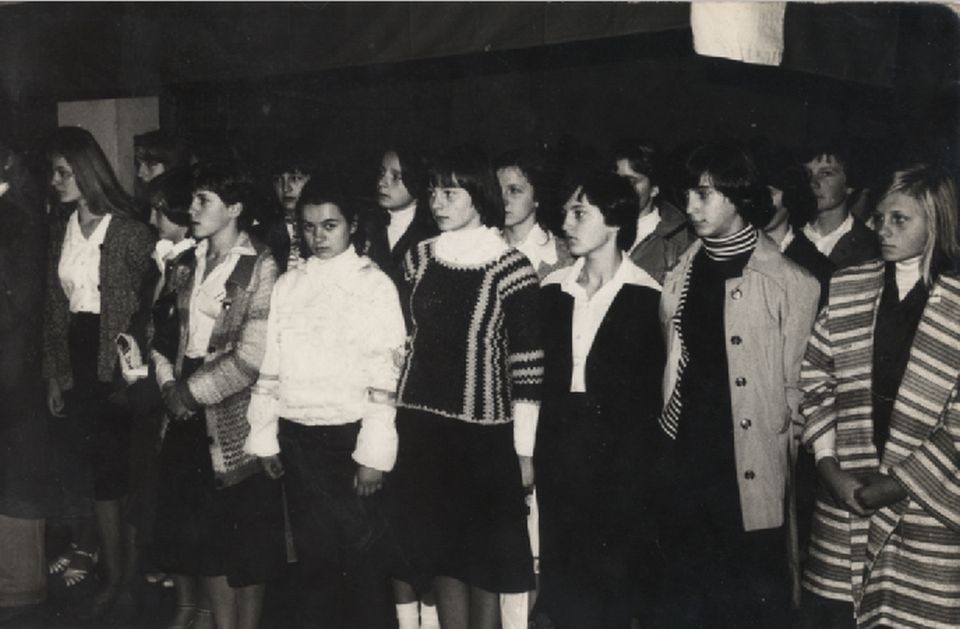 Przysięga I klasa, rok 1978. Fot. Archiwum prywatne