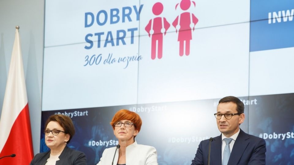 Świadczenie "Dobry Start" otrzyma łącznie 3 mln 400 tys. rodzin. źródło: Fot. Krysian Maj / KPRM