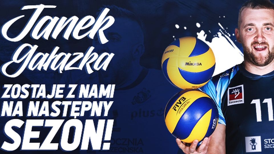 Janusz Gałązka jest trzecim siatkarzem ze składu drużyny z minionych rozgrywek, który pozostał w klubie na nowy sezon. https://www.facebook.com/Stocznia-Szczecin-323157014688903/