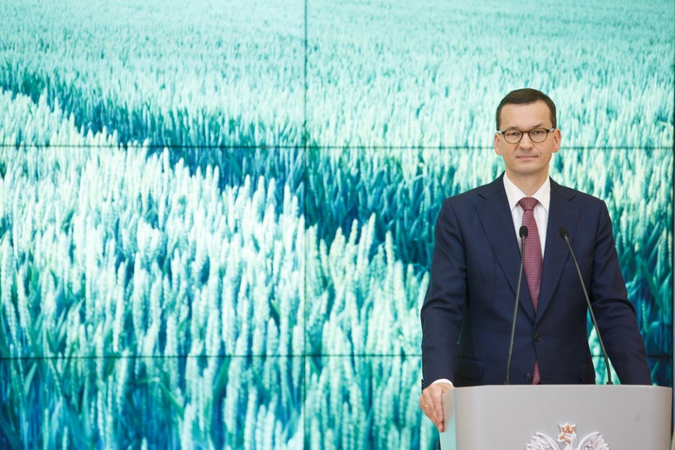 Premier Mateusz Morawiecki. Fot. Kancelaria Premiera, źródło: www.twitter.com/premierrp
