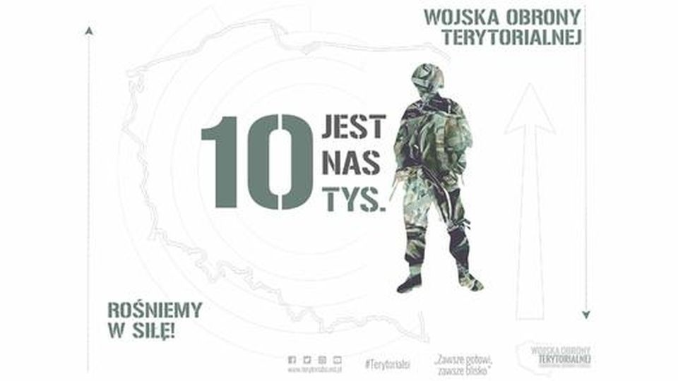 Prawie 130 żołnierzy i pracowników Wojsk Obrony Terytorialnej weźmie udział w rozpoczętej w sobotę Sztafecie Niepodległości. źrodło: http://www.mon.gov.pl/