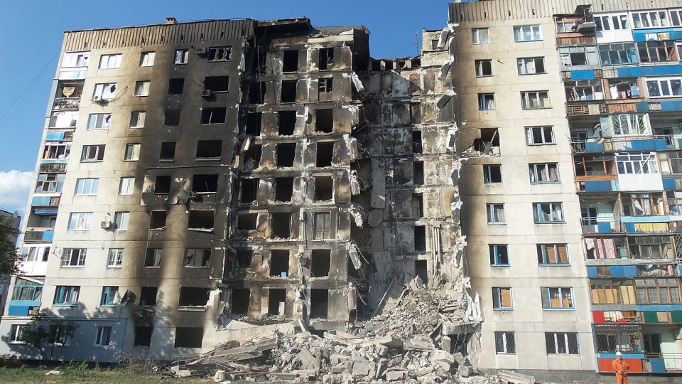 Lisiczańsk to miasto na Ukrainie, w obwodzie ługańskim. Zdjęcie z dnia 4 sierpnia 2014. Fot. www.wikipedia.org / Ліонкінг