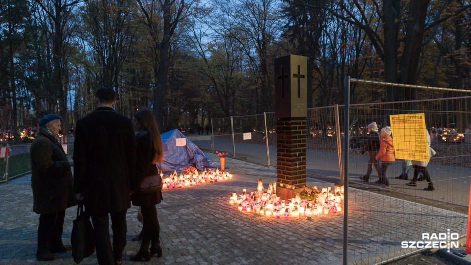 Pomnik Pamięci Ofiar nacjonalistów ukraińskich w latach 1939-1947. Fot. Robert Stachnik [Radio Szczecin]