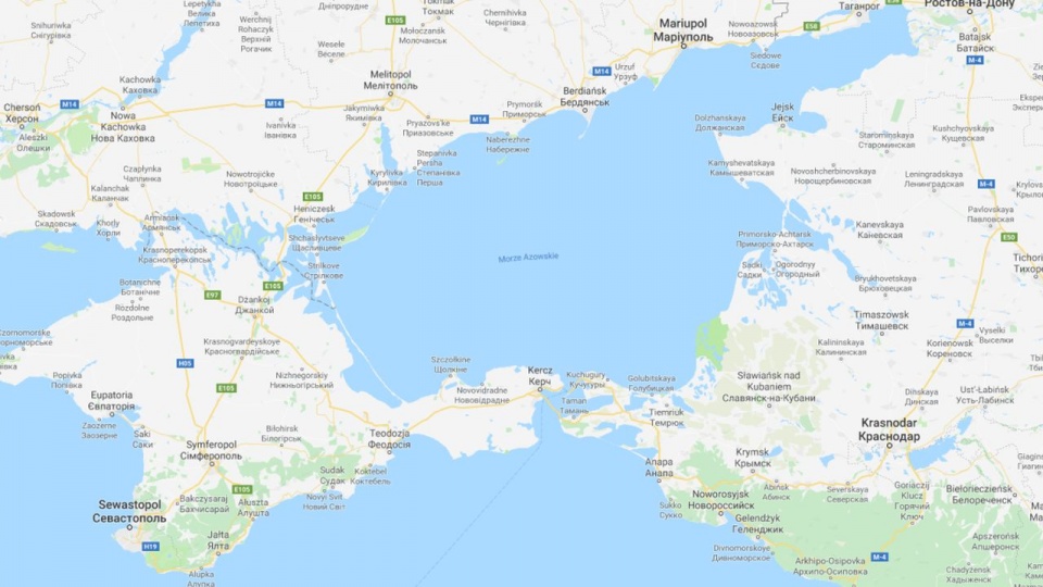 Morze Azowskie. Fot. google.com/maps