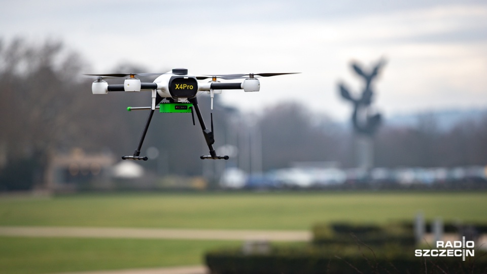 Jeszcze w grudniu dwa antysmogowe drony pojawią się nad Szczecinem. Fot. Robert Stachnik [Radio Szczecin]