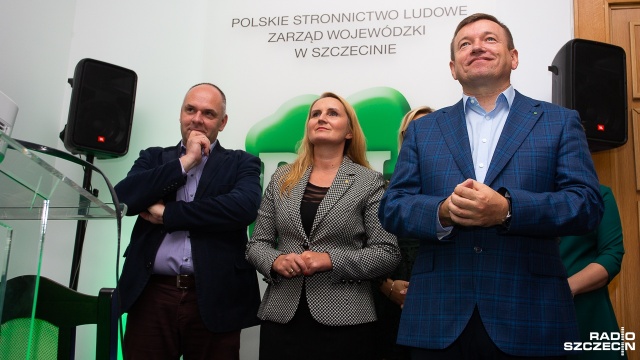 Fot. Mateusz Papke [Radio Szczecin] PSL: "będziemy mieli mocną reprezentację w parlamencie" [WIDEO, DUŻO ZDJĘĆ]