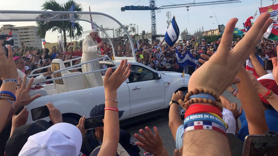 350 tys. osób wzięło udział w czwartek w pierwszym spotkaniu z papieżem Franciszkiem w trakcie Światowych Dni Młodzieży w Panamie. Fot. Archiwum prywatne