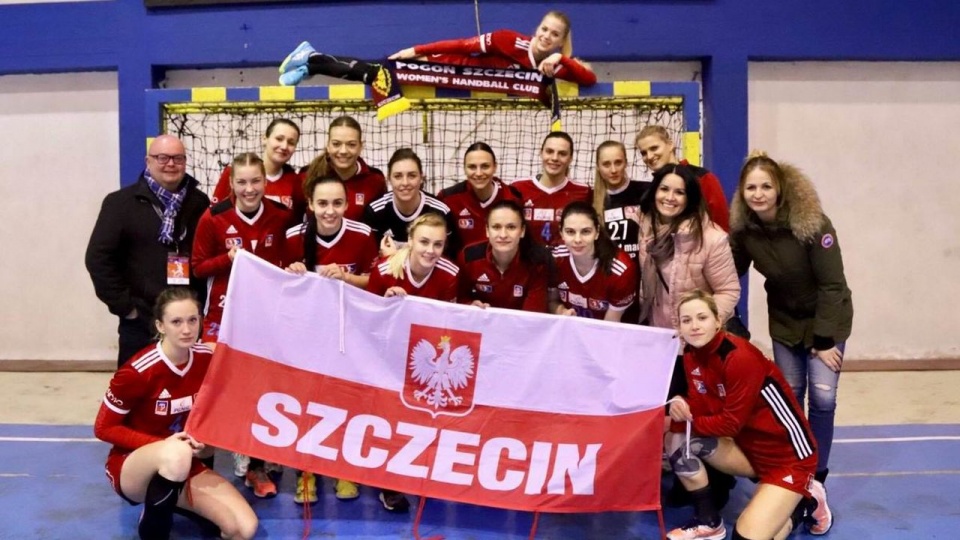 Zespół SPR Pogoń Szczecin pokonał Alavarium Love Tiles 32:25. Fot. twitter.com/spr_pogon