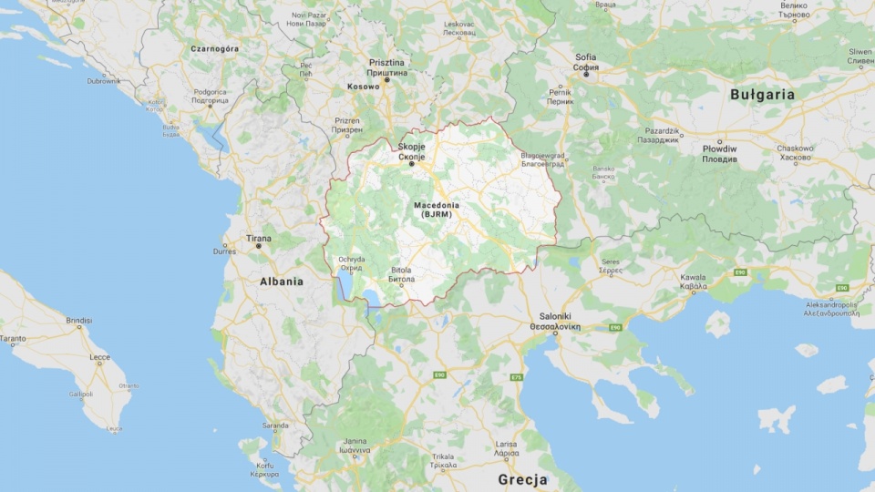 Macedonia Północna. Fot. www.google.pl/maps