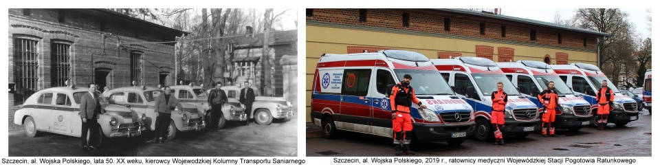 #10yearschallenge pracowników szczecińskiego pogotowia. Fot. Wojewódzka Stacja Pogotowia Ratunkowego w Szczecinie