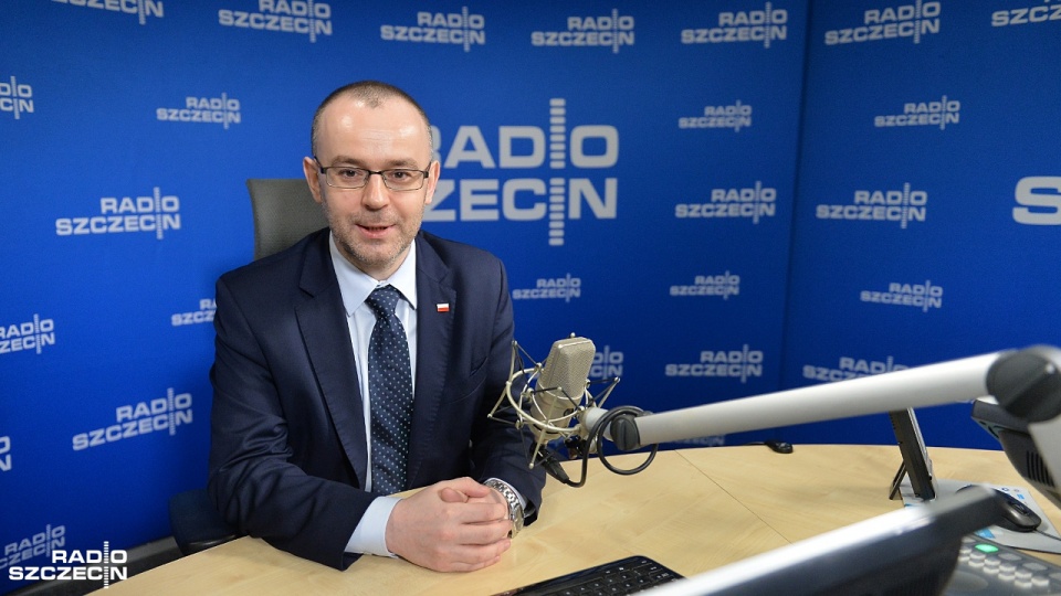 Paweł Mucha, minister kancelarii prezydenta. Fot. Łukasz Szełemej [Radio Szczecin]
