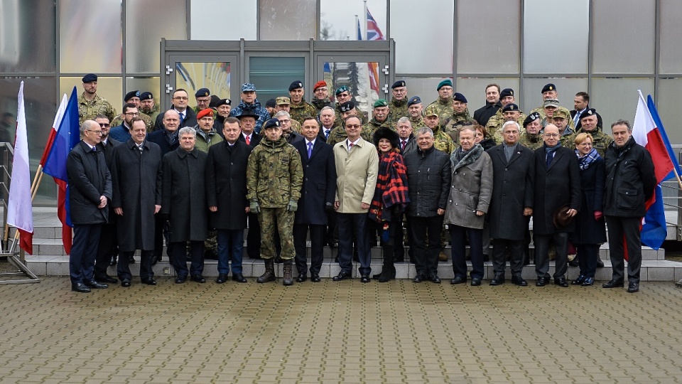 W Kwaterze Głównej Wielonarodowego Korpusu Północno-Wschodniego odbyły się uroczystości z okazji 20-lecia Polski w NATO. Fot. Łukasz Szełemej [Radio Szczecin]