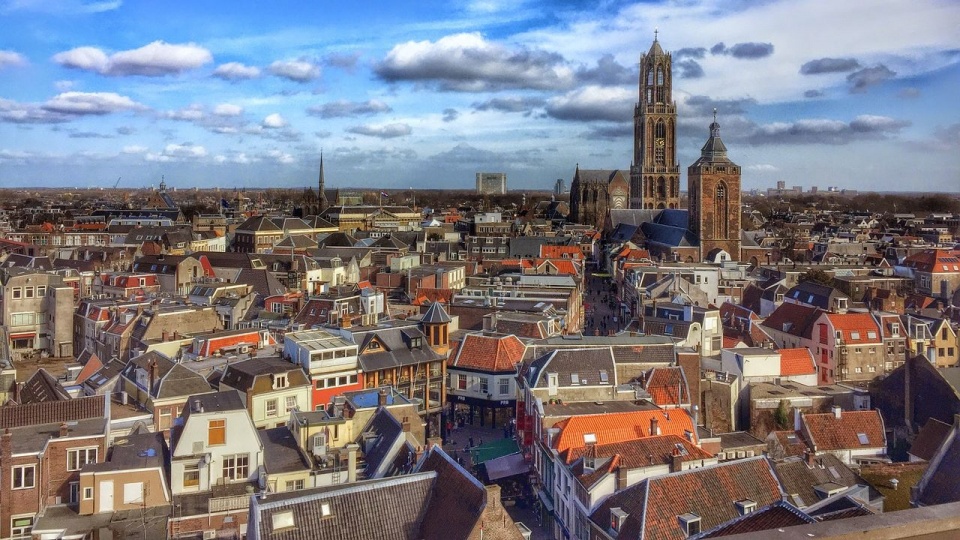 Utrecht to miasto w środkowej Holandii, leżące nad kanałem Amsterdam-Ren. Fot. pixabay.com / 0805edwin (CC0 domena publiczna)