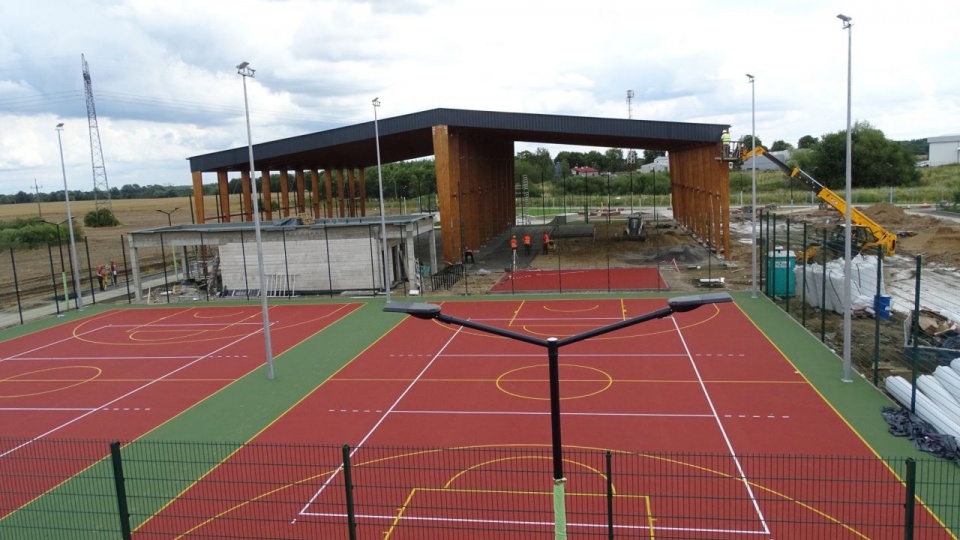 Otwarcie Gminnego Ośrodka Kultury Sportu i Rekreacji w Przecławiu zaplanowane jest na 16 września. Fot. Gmina Kołbaskowo