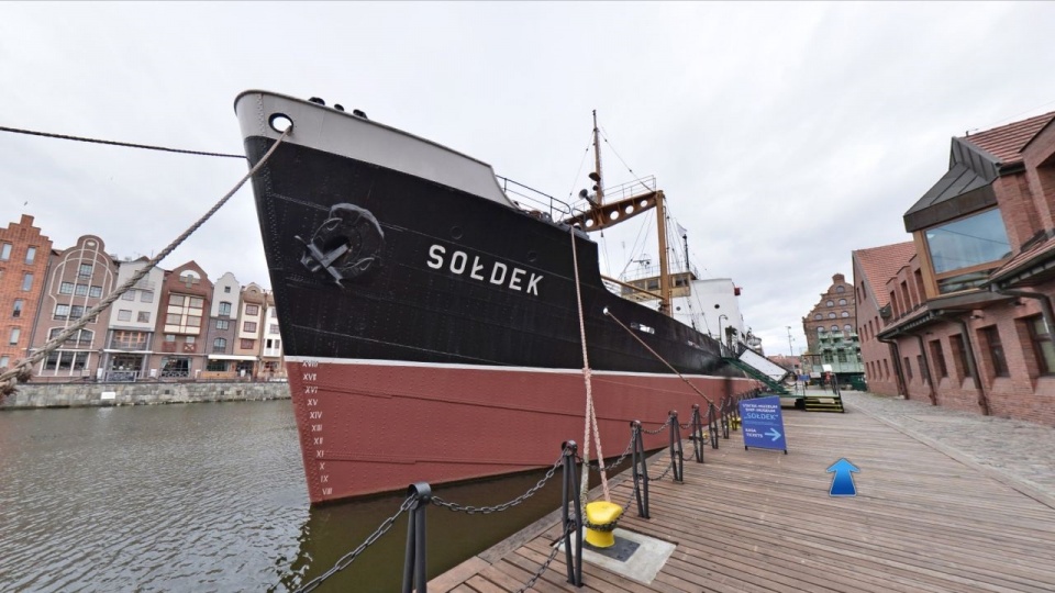 SS Sołdek to masowiec o napędzie parowym. Fot. Narodowe Muzeum Morskie w Gdańsku