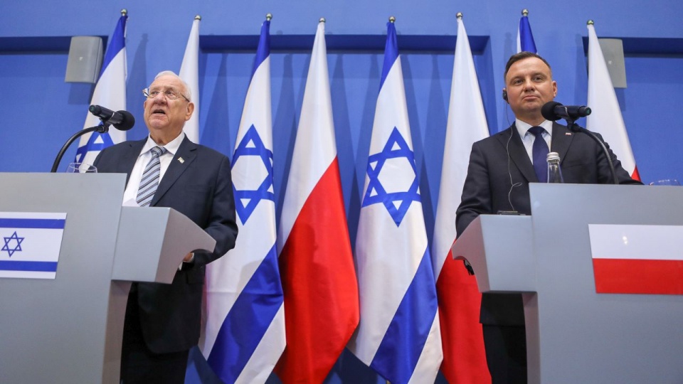 Prezydent Izraela zaprosił polskiego prezydenta do wizyty w Jerozolimie. https://www.prezydent.pl. Fot. Jakub Szymczuk/KPRP