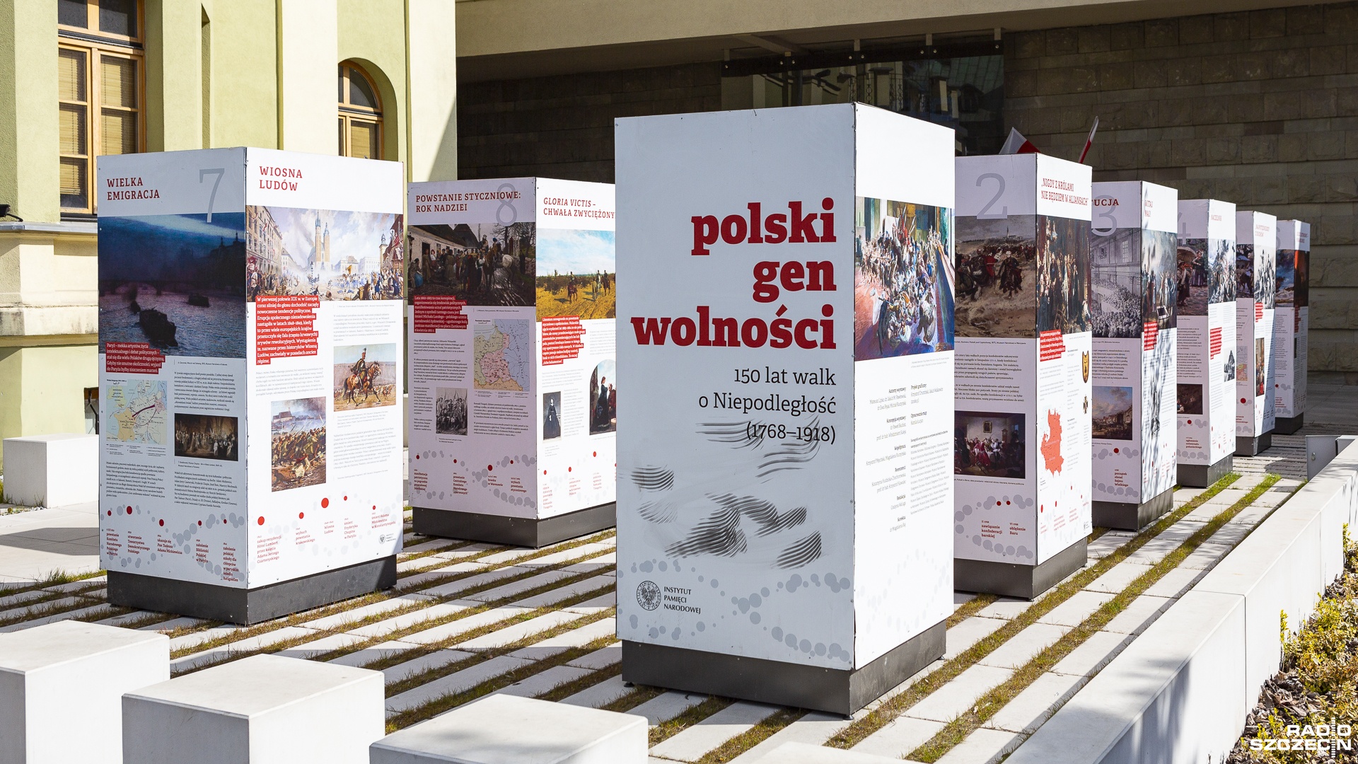 Polski Gen Wolności to tytuł wystawy poświęconej kilkunastu pokoleniom Polaków, którzy walczyli, żeby Polska była Fot. Mateusz Papke [Radio Szczecin]