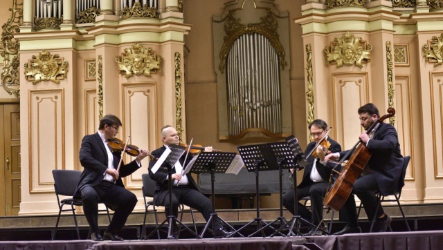 Phoenix String Quartet na Międzynarodowym Festiwalu Muzycznym WIELCY TWÓRCY we Lwowie. Fot. Vitaliy Hrabar Phoenix String Quartet na Międzynarodowym Festiwalu WIELCY TWÓRCY we Lwowie [ZDJĘCIA]