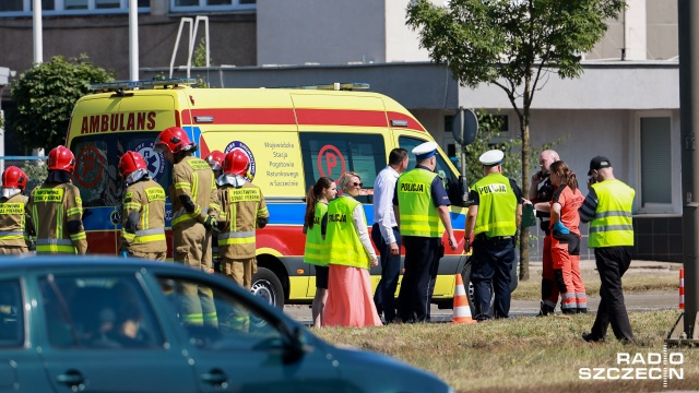 Trzy osoby zostały ranne, w tym dwoje dzieci, w wypadku, do którego doszło na ulicy Gdańskiej w Szczecinie.