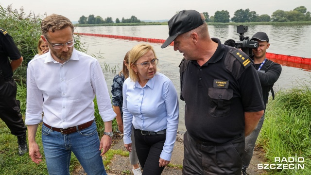Minister klimatu i środowiska Anna Moskwa podziękowała wszystkim zaangażowanym w usuwanie skutków katastrofy ekologicznej na Odrze.