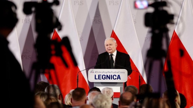 Prezes PiS, Jarosław Kaczyński spotkał się z mieszkańcami Legnicy