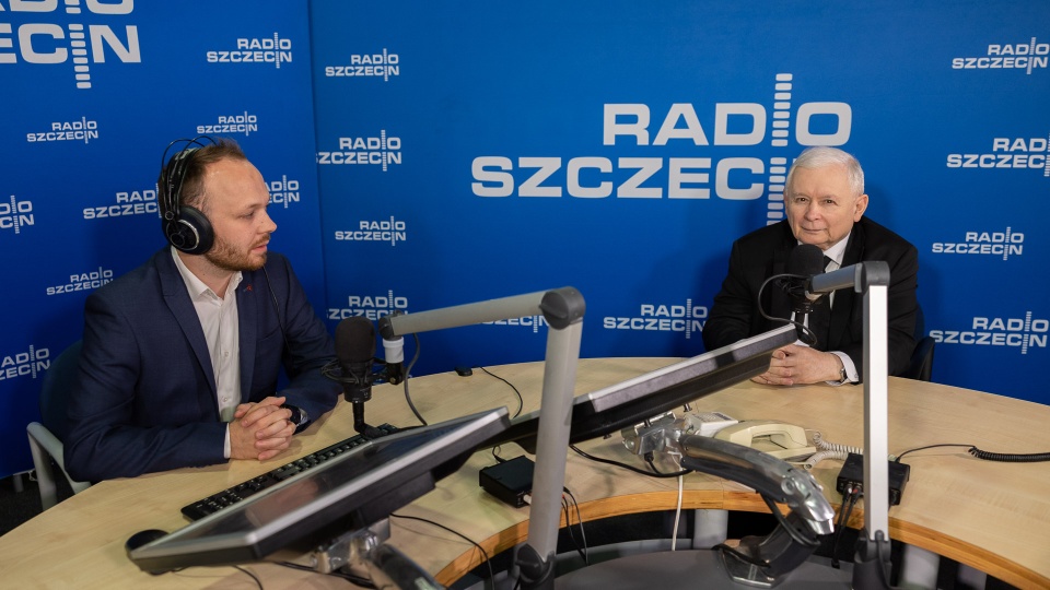 Rozmowa pod krawatem - Jarosław Kaczyński. Fot. Robert Stachnik [Radio Szczecin]