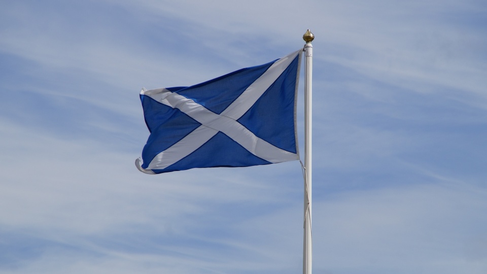 Flaga Szkocji. Fot. pixabay.com (CC0 domena publiczna)