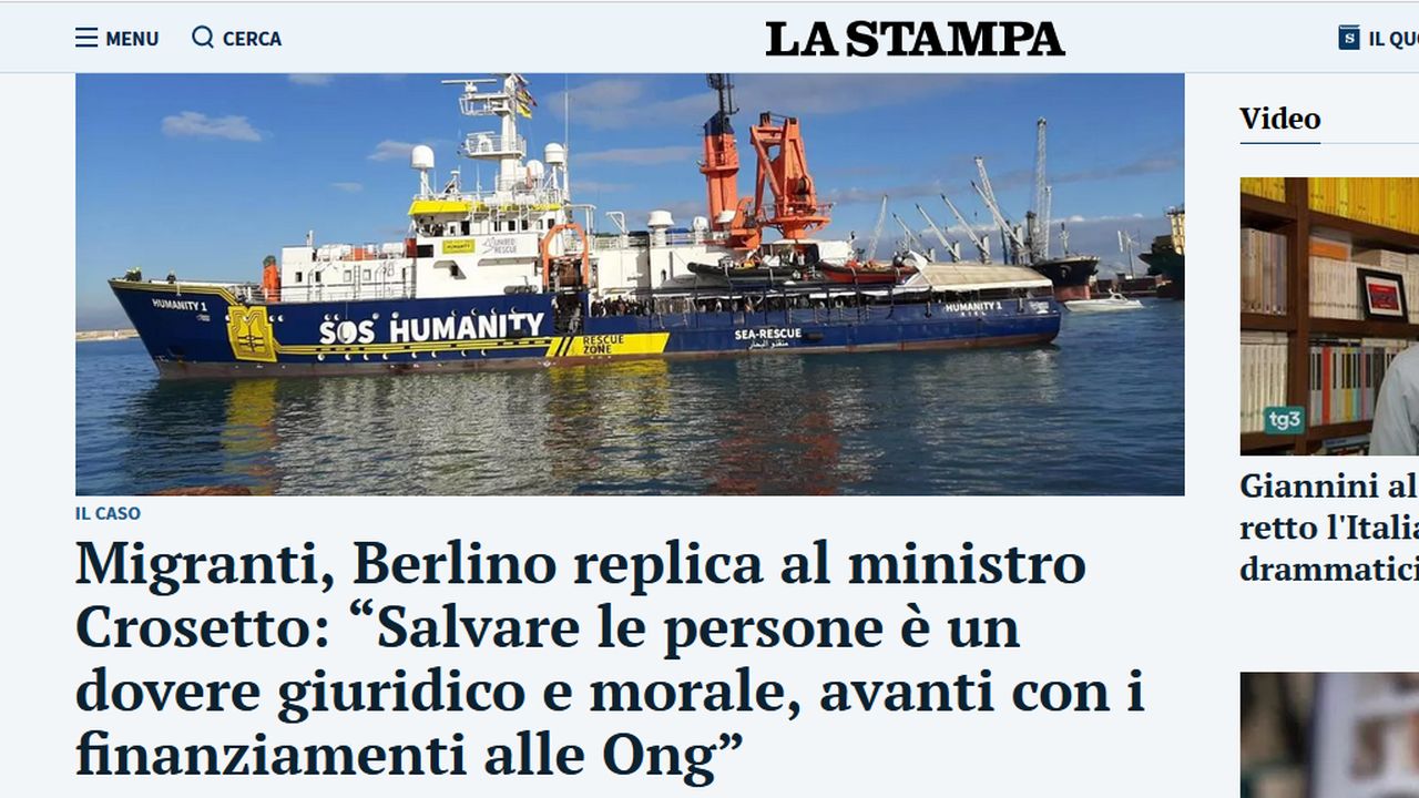Premier Włoch w nocie do kanclerza Niemiec Olafa Scholza zaprotestowała przeciw finansowaniu przez Niemcy organizacji pozarządowych przywożących migrantów do Włoch i przyjmujących nielegalnych imigrantów na terenie Italii. Treść noty wysłanej w sobotę opublikowała włoska agencja prasowa ANSA.