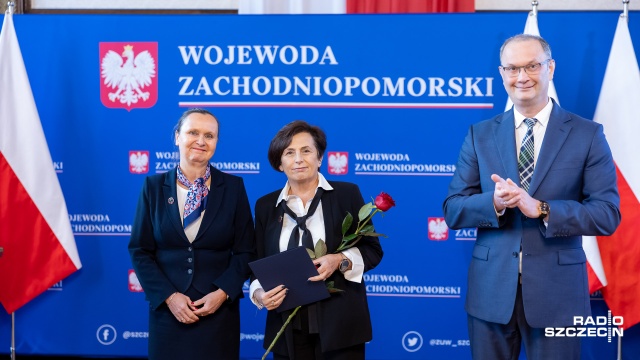Fot. Robert Stachnik [Radio Szczecin] Uhonorowanie pracowników Sanepidu z zachodniopomorskiego [WIDEO, ZDJĘCIA]