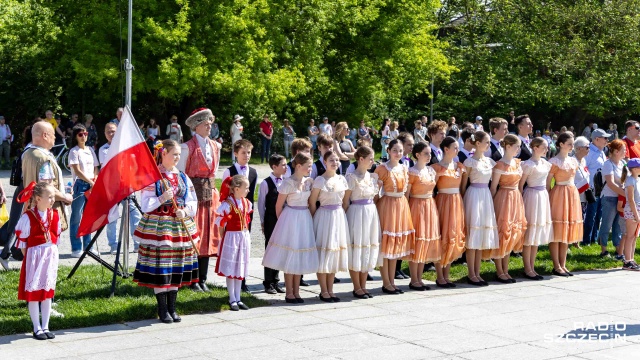 Fot. Robert Stachnik [Radio Szczecin] Obchody święta Konstytucji 3 Maja na Jasnych Błoniach [WIDEO, ZDJĘCIA]