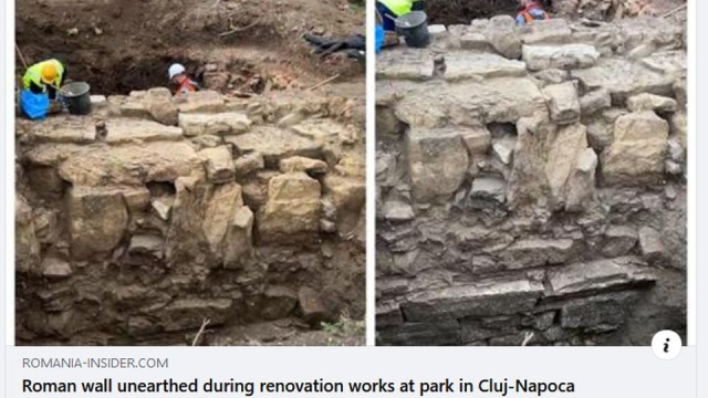 W Kluż-Napoce w północno-zachodniej Rumunii odkryto 1900-letni rzymski mur. Odsłonięto go w czasie wykopalisk na terenie parku na północy tego miasta.
