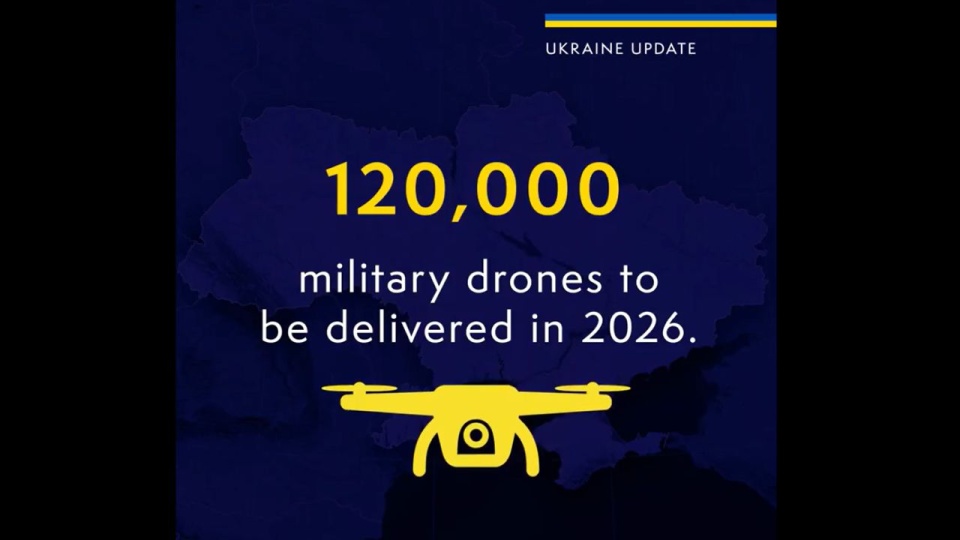 "Przekażemy Ukrainie 120 tys. dronów"