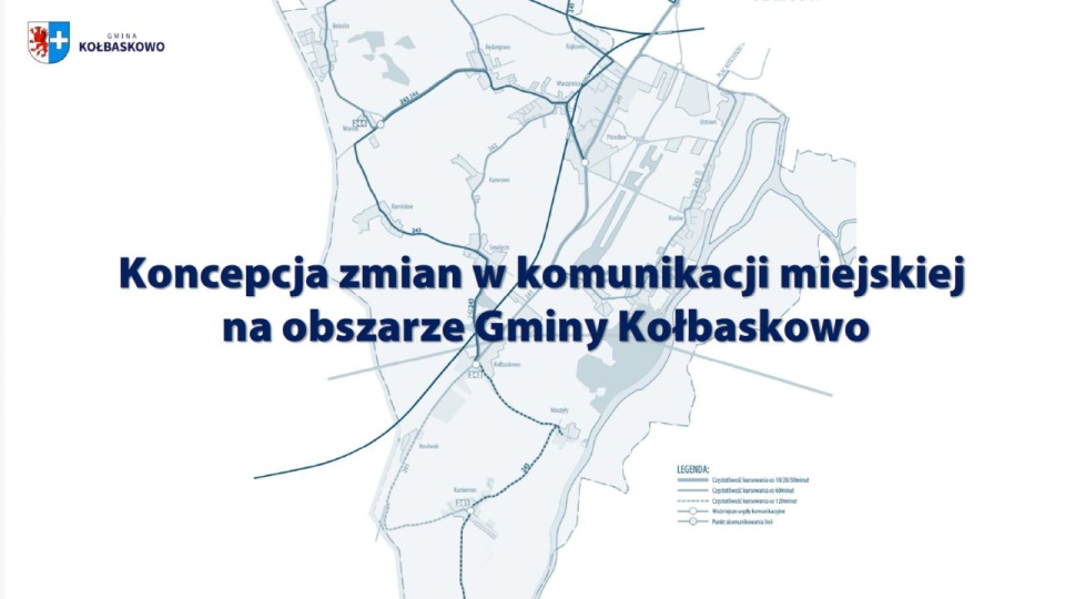 Koncepcja zmian w komunikacji miejskiej na obszarze Gminy Kołbaskowo