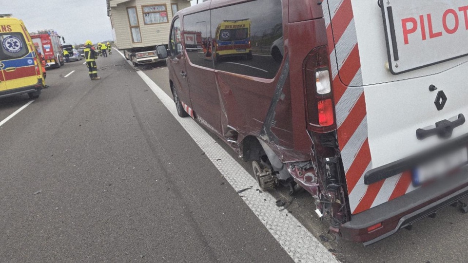 Wypadek na S6, są utrudnienia