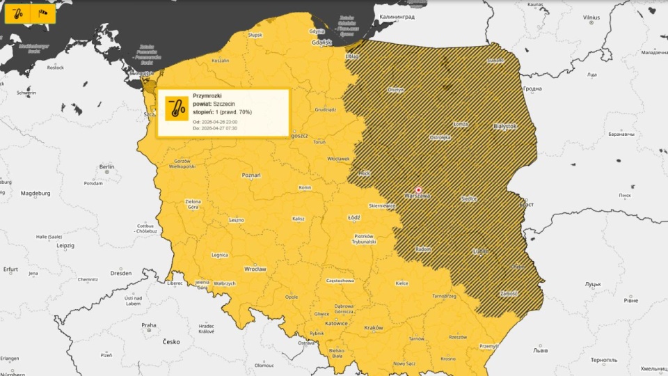IMGW ostrzega przed przymrozkami w całej Polsce