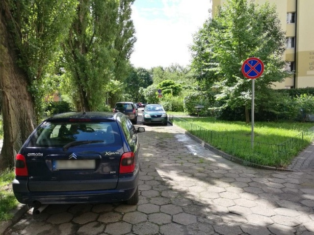 Parkowanie przy Ofiar Oświęcimia 06.07.2017