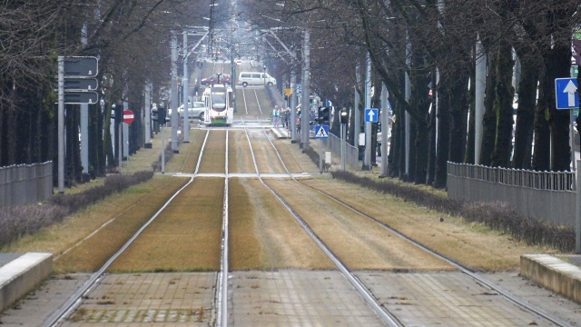 Rozjeżdżone torowisko 27.03.2018