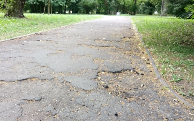 Park Żeromskiego, fot. Słuchacz, pan Daniel 15.06.2018