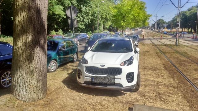 Zastawione dojście do Arkonki - fot.Słuchacz 5.07.2018