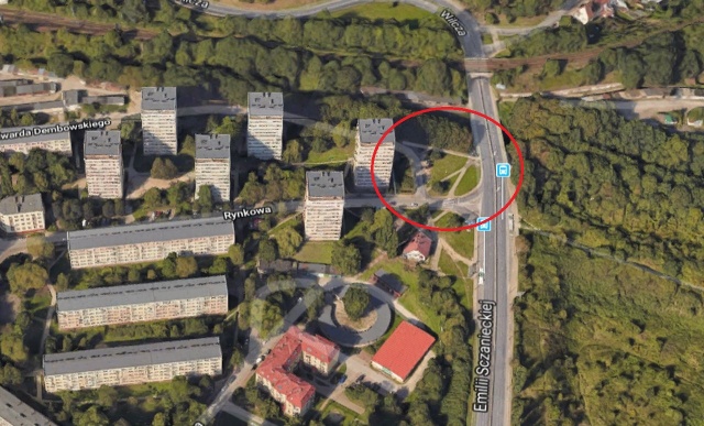 Lokalizacja nowego parkingu, fot. google.com 17.12.2018
