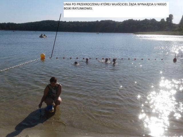"Zagrodzone" jezioro Wisełka, fot. Słuchacz, pan Filip 17.08.2020