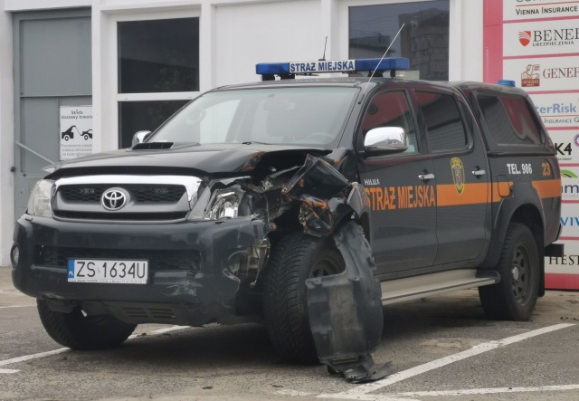 Toyota Straży Miejskiej, fot. Słuchacz 13.05.2021