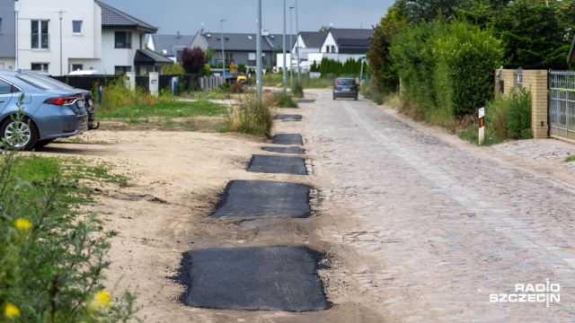 "Remont" ul. Zbójnickiej, fot. Robert Stachnik, Radio Szczecin 22.06.2023