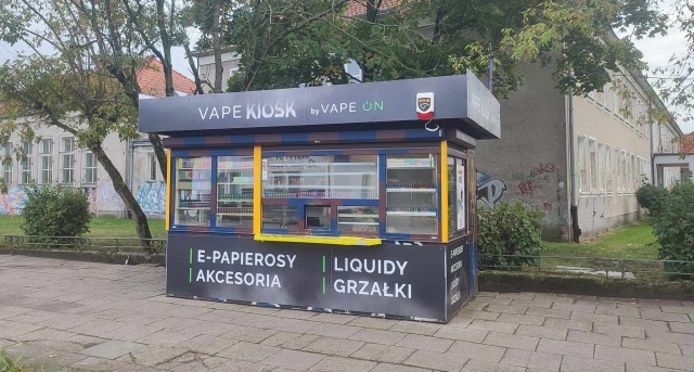 Kiosk z e-papierosami, fot. Michał Wilkocki 07.10.2024