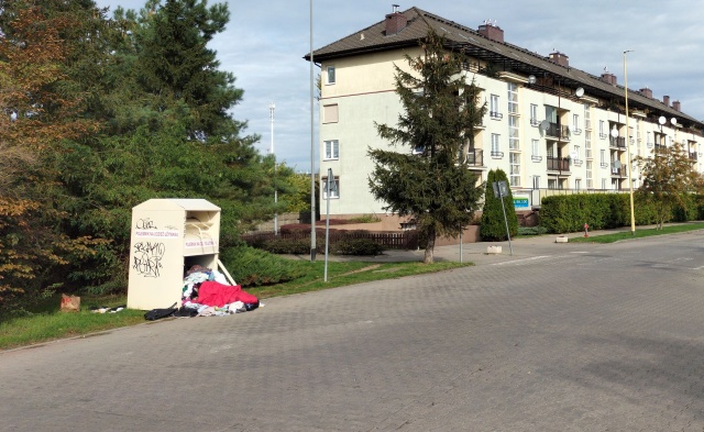 Pojemnik przy ul. Polskich Marynarzy, fot. Słuchacz, pan Piotr 09.10.2024