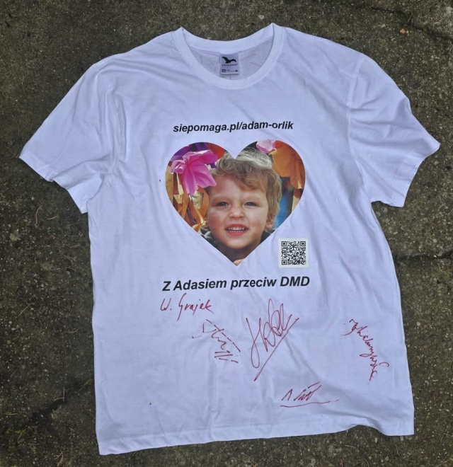 Koszulka do zgarnięcia! Licytacja dla Adasia - fot. J. Kowalak 19.09.2025