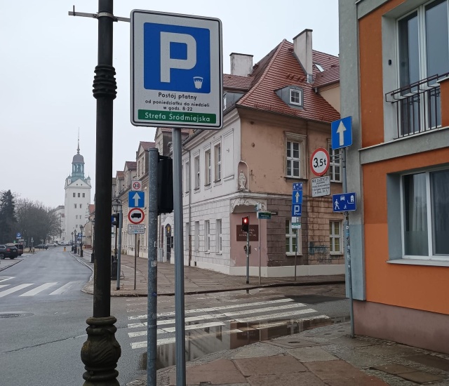 Wjazd na ul. Mariacką fot. NiOL 16.02.2026