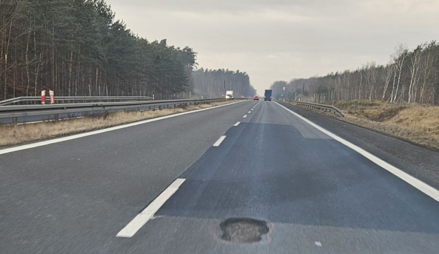 S10 między Kobylanką, a Szczecinem Płonią, fot. Sławomir Orlik, PR Szczecin 18.02.2026