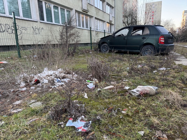 "Plac budowy" przy ul. Malczewskiego, fot. Słuchacz, pan Filip 12.03.2026