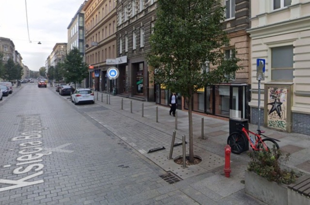 Miejsca dla dostawców na ul. Bogusława X, fot. google.com 23.04.2026